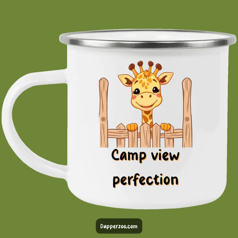Adventure Ready Funny Giraffe Camping Mug - Grinning Outdoor Gift