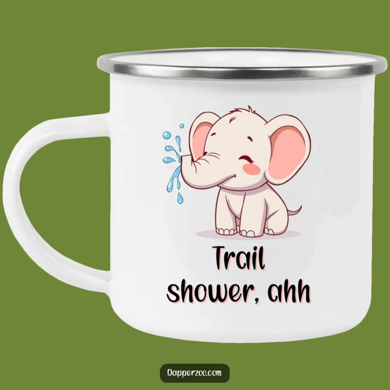 Durable Funny Kawaii Elephant Water Spraying Camping Mug - Outdoor Fun Gift