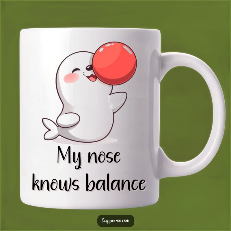 Funny Seal Balancing Ball Mug, The Perfect Humorous Gift for Animal Lovers
