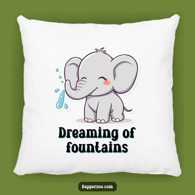 Funny Elephant Water Spray Pillow - Cozy Comfort with Hilarious Animal Flair