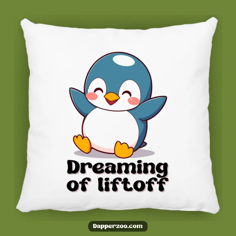Comfy Funny Penguin Flying Pillow - Hilarious Bird Decor, Perfect Gift