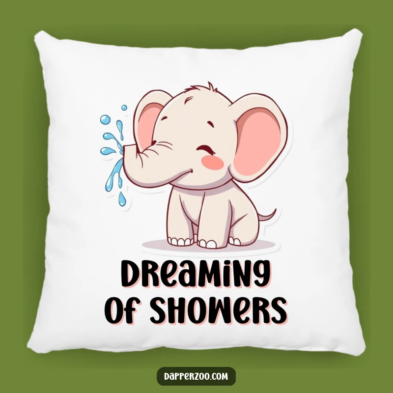 Soft Funny Kawaii Elephant Water Spraying Pillow - Comfy & Humorous Decor