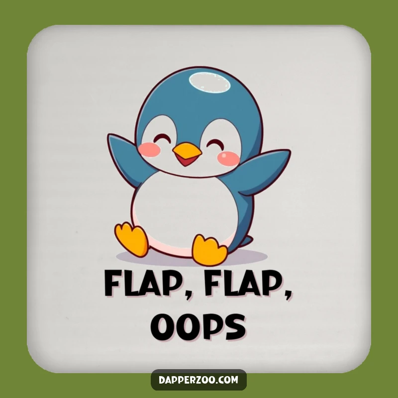 Funny Penguin Flying Coaster - Comical Bird Drink Protector, Gift