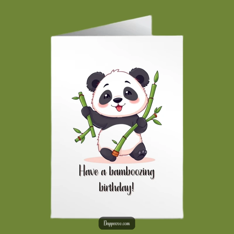 Free Printable Panda Birthday Card: Clumsy Juggling Fun Downloadable Gift!