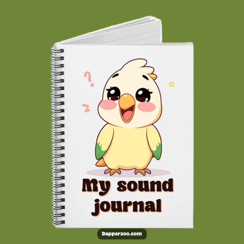 Funny Kawaii Parrot Mimic Notebook: Jot Down Your Silly Sounds!