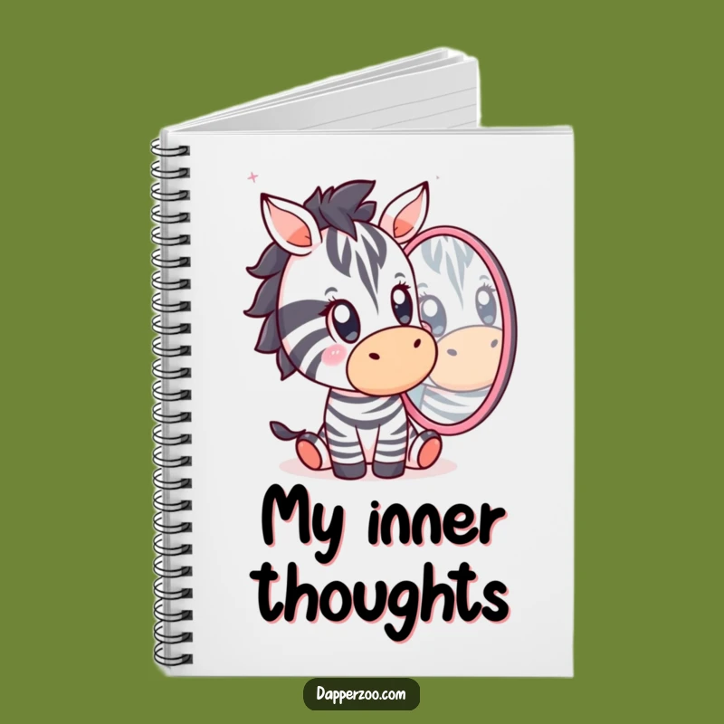 Funny Kawaii Zebra Surprise Notebook: Capture Your Shocking Ideas!