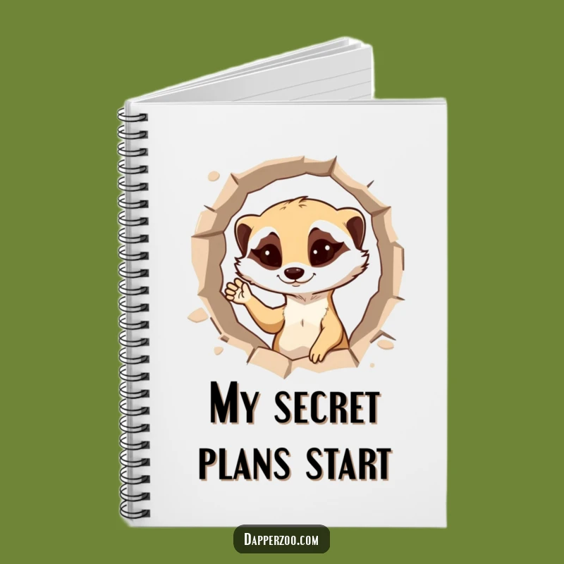 Funny Meerkat Notebook: Jot Down Ideas, Cheeky Funny Gift for Note-takers