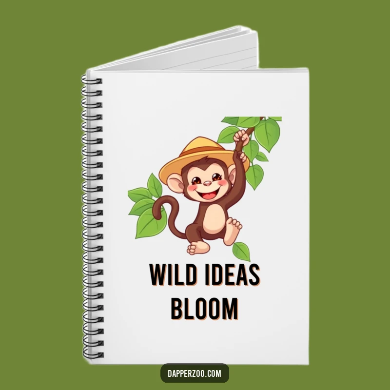 Funny Monkey Safari Notebook - Jot Down Adventures with Primate Flair