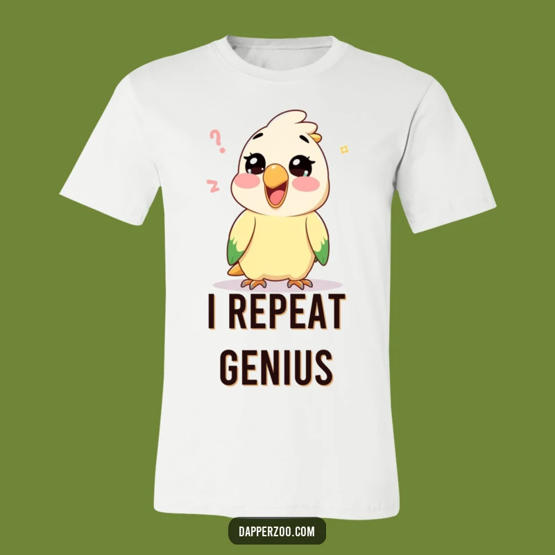 Funny Kawaii Parrot Mimic T-Shirt: Wear Your Silly Sounds!